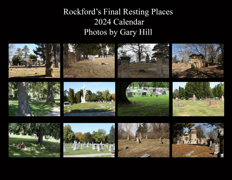 Rockford's Final Resting Places 2024 Calendar